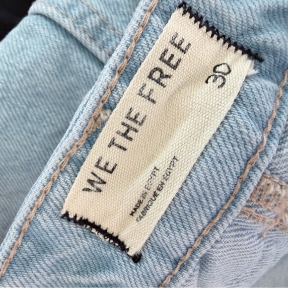 Free people size‎ 30 Galivanting Skort shorts skirt denim blue Aegean - Picture 5 of 7